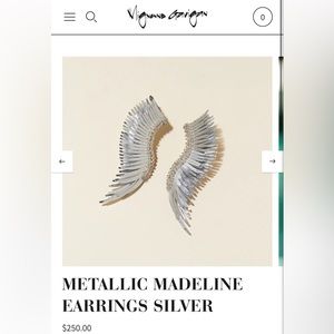 Mignonne Gavigan Silver Madeline Earrings (New With Tags)